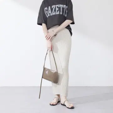 Whim Gazette 니트 핏 스커트 36 미사용