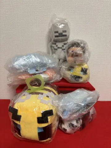 마인크래프트 봉제 인형 세트 8개