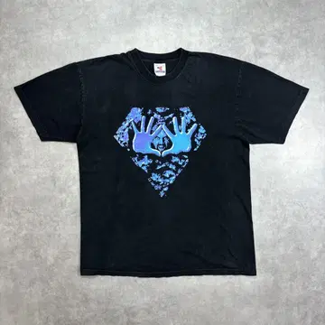 90s 달라 페이지 블랙 티셔츠 XL 사이즈 프로레슬링 빈티지