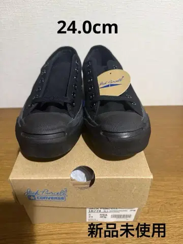 컨버스 잭 파셀 블랙 흑백 미사용 새상품