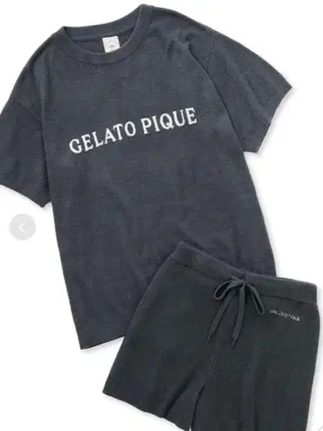 새상품급 GELATO PIQUE 다크 그레이 셋업