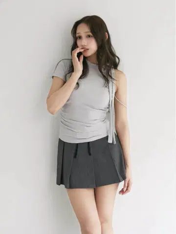 마논 리본 톱 블루