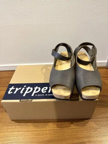 trippen 트리픈 Orinoco 그레이 샌들 36