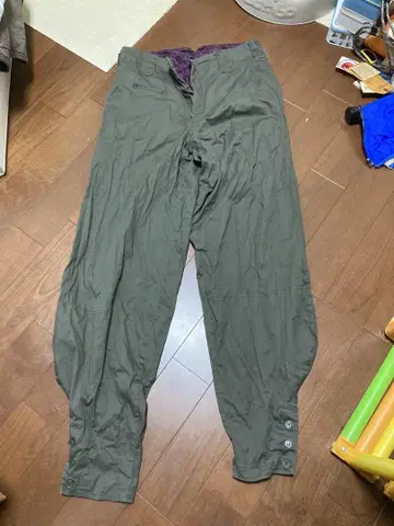 초롱 닛카포카 그린 슬랙스 L 사이즈 도라이치 호오