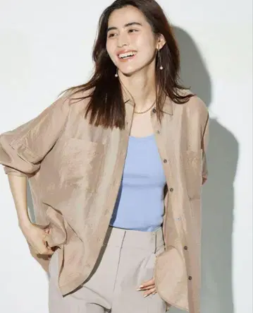 PLST 플라스테 시어 돌먼 볼륨 셔츠 S