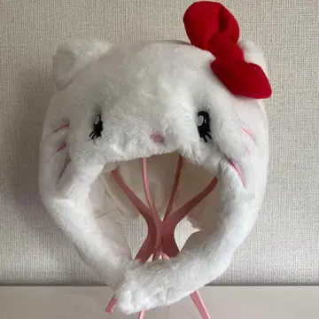 USJ 헬로키티 키티 모자 팬 캡 햇 레어 유니버셜