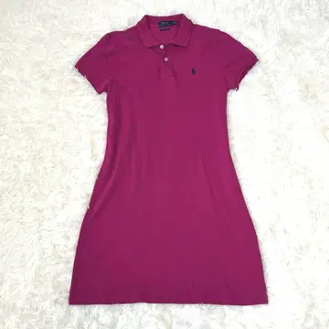 Ralph POLO 랄프 로렌 폴로 원피스 피케 셔츠 핑크