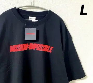 새상품 미션 임파서블 티셔츠 L 블랙
