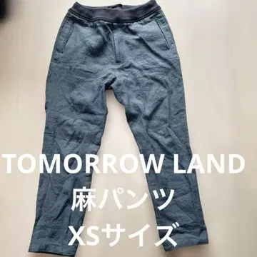 TOMORROW LAND 린넨 팬츠 XS