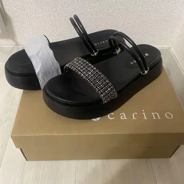 25cm 상당 LL 모드 에 자코모 카리노 블랙 컬러 2way 비쥬 샌들