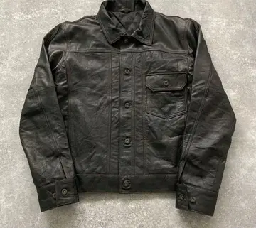 1st type Leather Jacket 리사이클 가죽 자켓