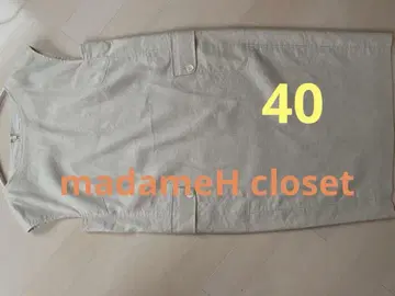 madameH. 슬리브리스 무릎 기장 원피스 사이즈 40