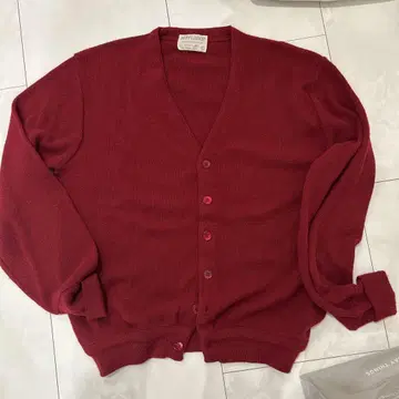 90년대 가디건 빨간색