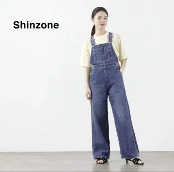 Shinzone 데님 오버롤