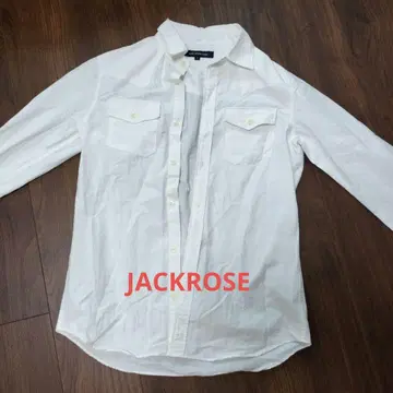 JACKROSE 화이트 긴팔 셔츠 사이즈 4
