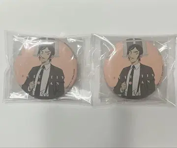 명탐정 코난 SEGA 럭키 쿠지 J상 모로후쿠 타카아키 캔뱃지 2개 세트