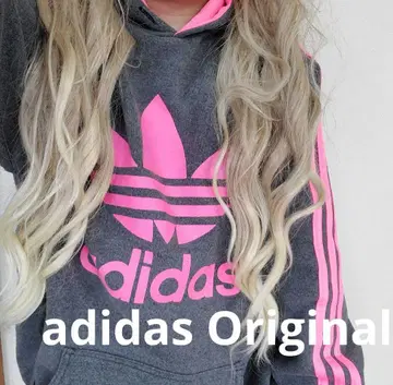 아디다스 오리지널 특이한 디자인 네온 너무 귀여운 후드티