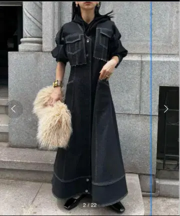 UND 3웨이 데님 드레스 아메리