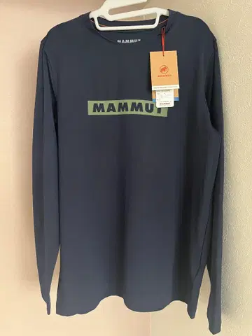 MAMMUT 네이비 긴팔 티셔츠 M