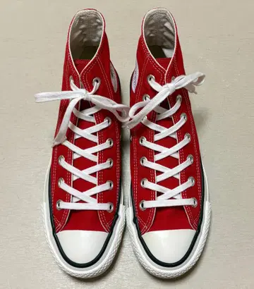 컨버스 일본제 올스타 J 레드 HI 23.5cm 2018년