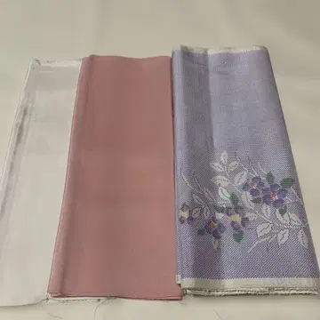 오시마 명주 연보라색 세탁한 옷감