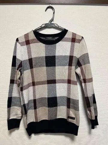 Black Label Crestbridge 체크 무늬 긴팔 티셔츠