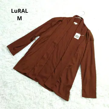 LuRAL 루랄 가디건 프론트 오픈 한국제 리브 브라운 M