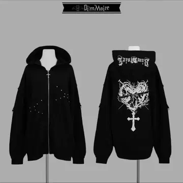 DimMoire Sickness 후드티 DimMoire 블랙