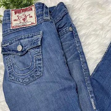 TRUE RELIGION BILLY 트루 릴리전 스티치 데님 팬츠