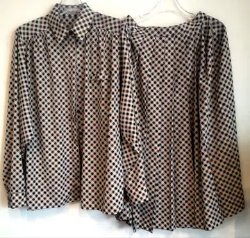 Aquascutum 블라우스 스커트 셋업 M 프랑스제