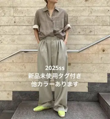 미사용 새상품 ROKU 하프 슬리브 셔츠