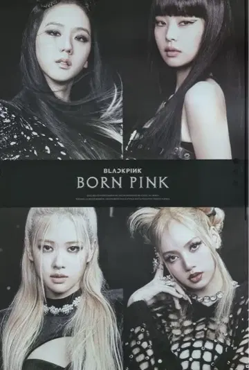 BLACKPINK 포스터 bornpink 혜택 3종 세트
