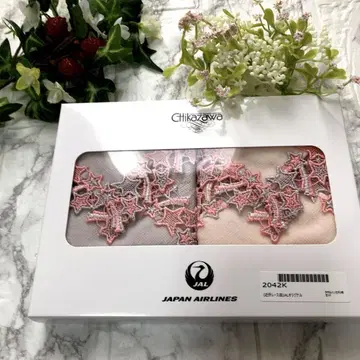 SALE 택 포함 새상품 치카자와 레이스 JAL 콜라보 밀키 웨이 타월