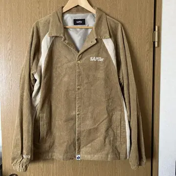 SAPEur Jacket 사풀 베이지 XL 코듀로이 자켓만