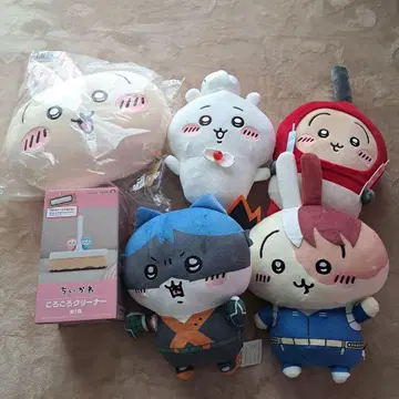 치이카와 하치와레 토끼 봉제 인형 쿠션 롤링 클리너