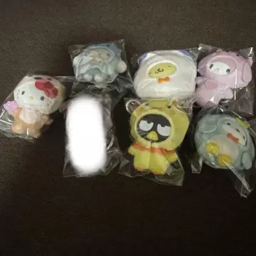 산리오 시크릿 키링 미즈노의 생물 치비토모 시리즈 6종