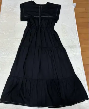 ZARA 자라 롱 기장 원피스 티어드 스티치 S 사이즈