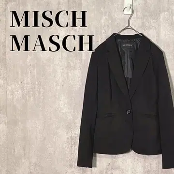 미슈마슈 테일러드 자켓 원 버튼 백 오픈 블랙 사이즈 M