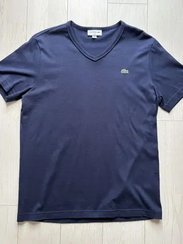 Lacoste 티셔츠 V넥 미사용품 네이비