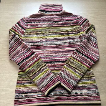MISSONI 스트라이프 터틀넥 니트