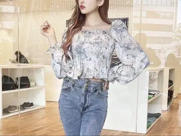 스퀘어 셔링 탑 셰리미