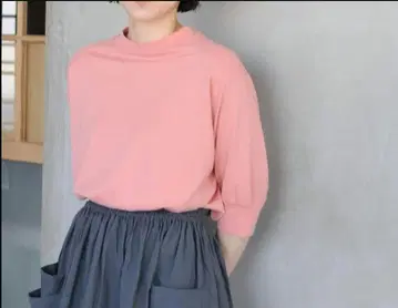 homspun/홈스펀 천축 6부 소매 티셔츠