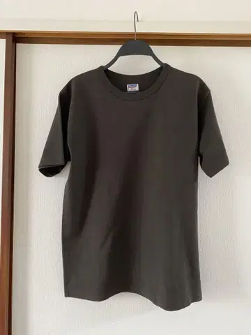 미사용 새상품 더블 웍스 헤비 웨이트 티셔츠 M 흑먹색