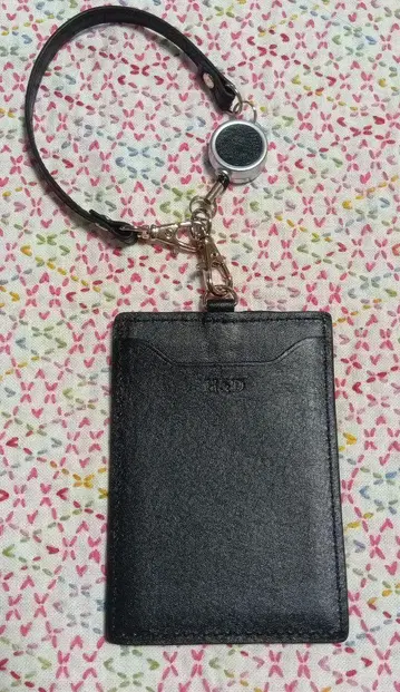 H&D Leather 패스 케이스 ID 카드 홀더