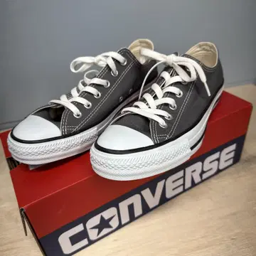 CONVERSE ALL STAR 로우 컷 차콜 us8