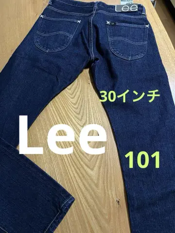Lee 다크 블루 스트레이트 청바지