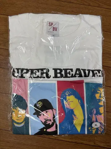SUPER BEAVER 팝 아트 티셔츠 XL