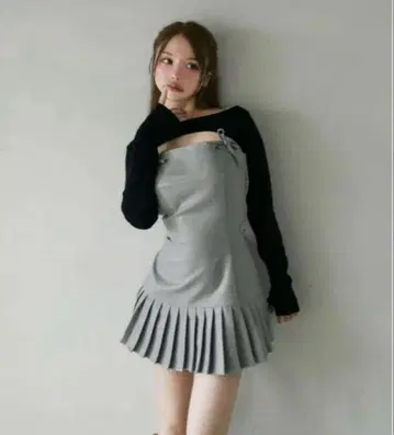 andmary Karen knit set mini dress M 사이즈