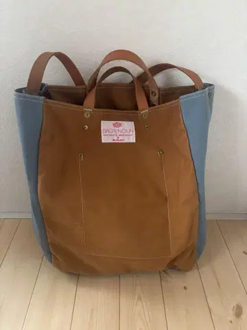 BAG'n'NOUN 토트백 브라운과 파랑
