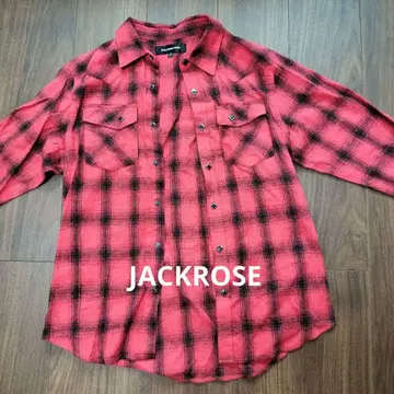 JACKROSE 체크 무늬 셔츠 사이즈 3